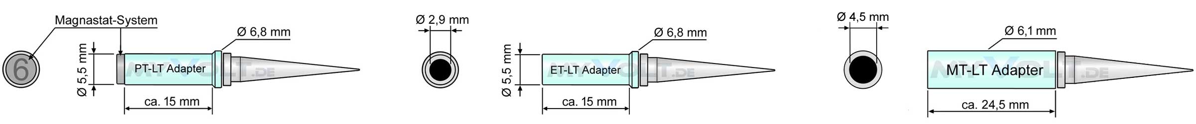 Lötspitzen Adapter Weller