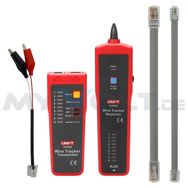  UNI-T Leitungssuchgerät / Leitungssucher mit Netzwerktester UT682