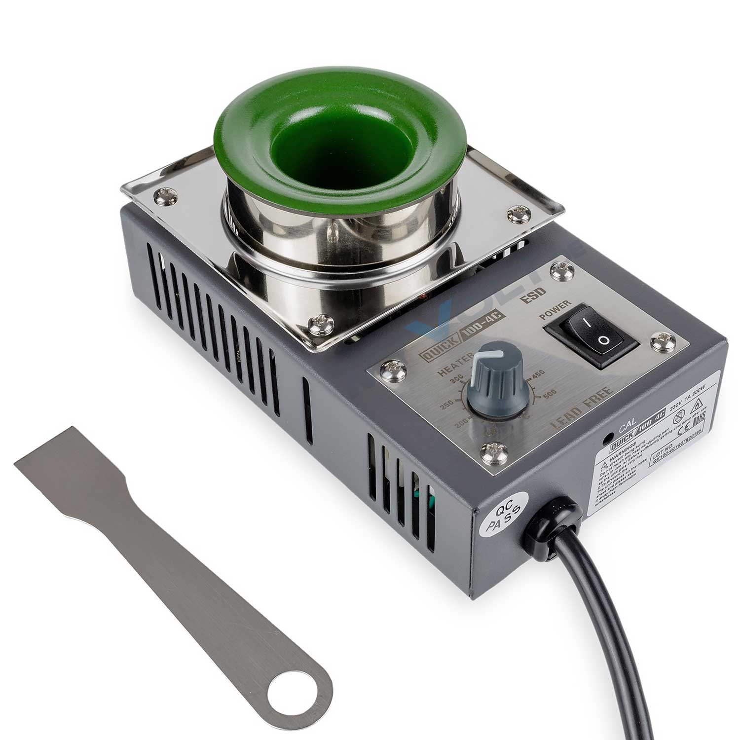 Lötbad regelbar zwischen 150° und 500°C - 200W  Lötbad regelbar zwischen 150° und 500°C - 200W