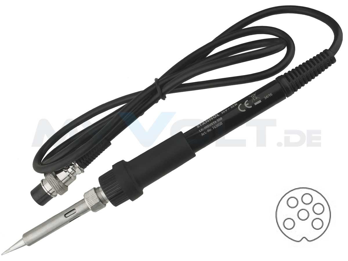 Ersatzlötkolben für die Lötstation Stannol Industa HF-5150 Ersatzlötkolben für die Lötstation Stannol Industa HF-5150