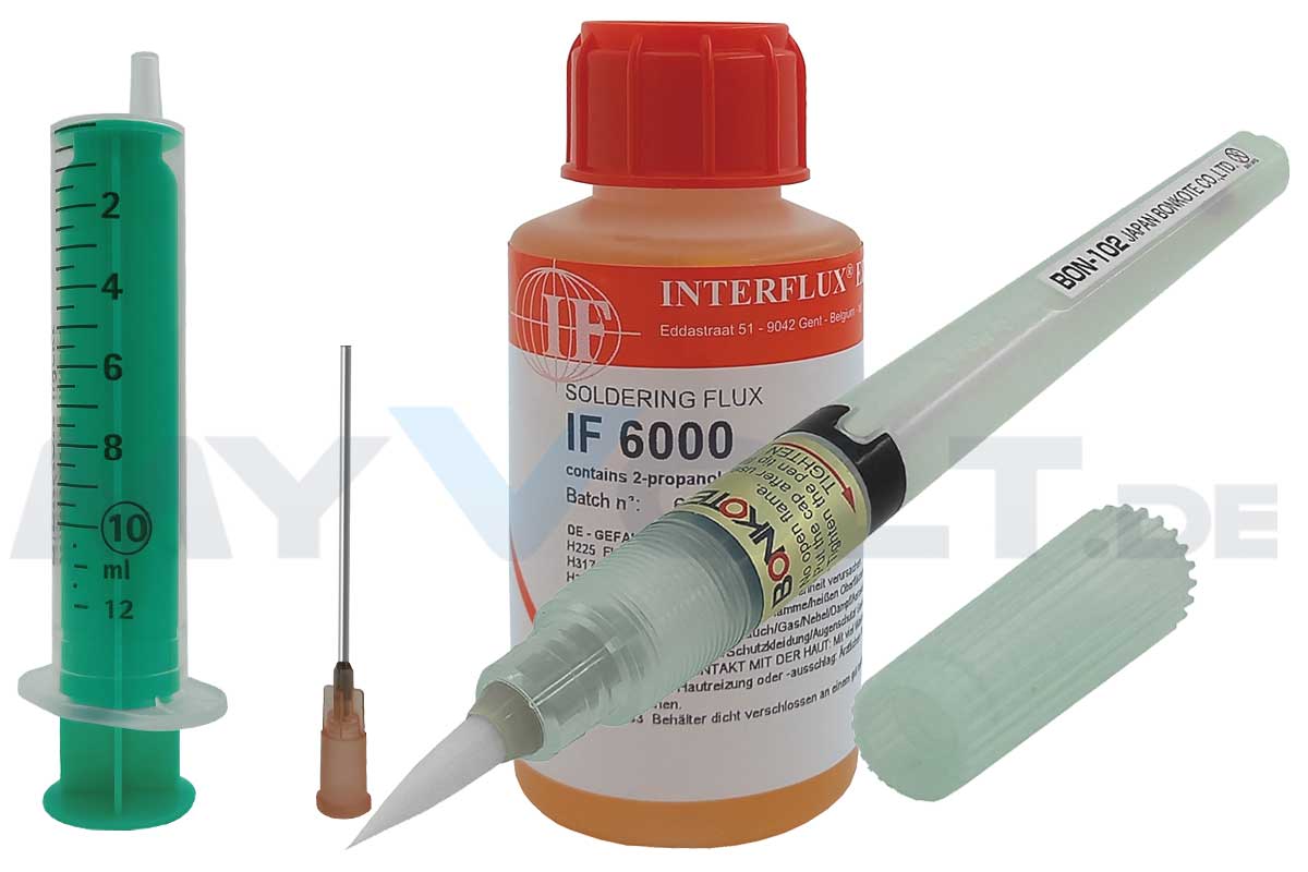 Bonkote ESD Flussmittelstift BON-102 zum selbst befüllen mit Interflux IF6000 Bonkote ESD Flussmittelstift BON-102 zum selbst befüllen mit Interflux IF6000