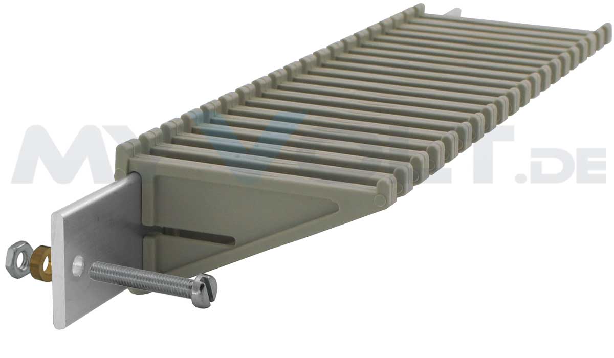 Halter für 4mm Messleitungen (für ca. 60 Messleitungen) Messleitungshalter Halter für 4mm Messleitungen (für ca. 60 Messleitungen) Messleitungshalter