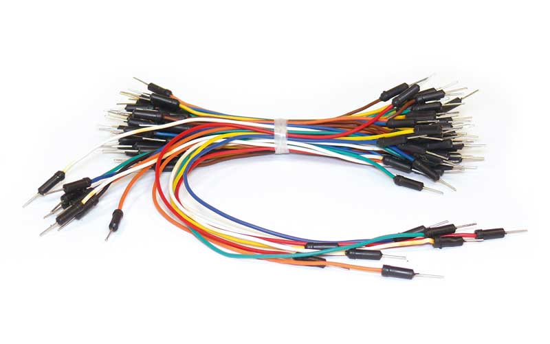 Flexible Steckverbinder / Steckbrücken / Drahtbrücken für Laborsteckboards Flexible Steckverbinder / Steckbrücken / Drahtbrücken für Laborsteckboards