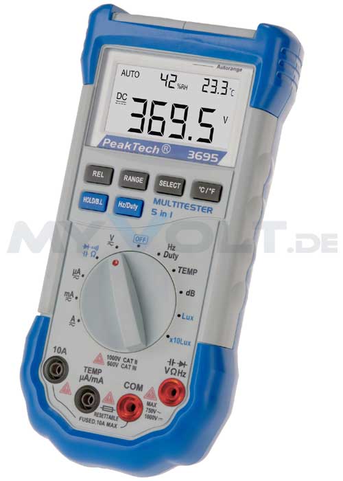 Digital-Multimeter PeakTech P-3695 / 5-in-1