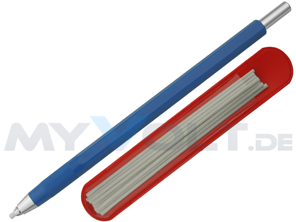 Glasfaserradierer 2mm Klemmhalter inkl. 12 Glasfaserminen Glasfaserradierer 2mm Klemmhalter inkl. 12 Glasfaserminen