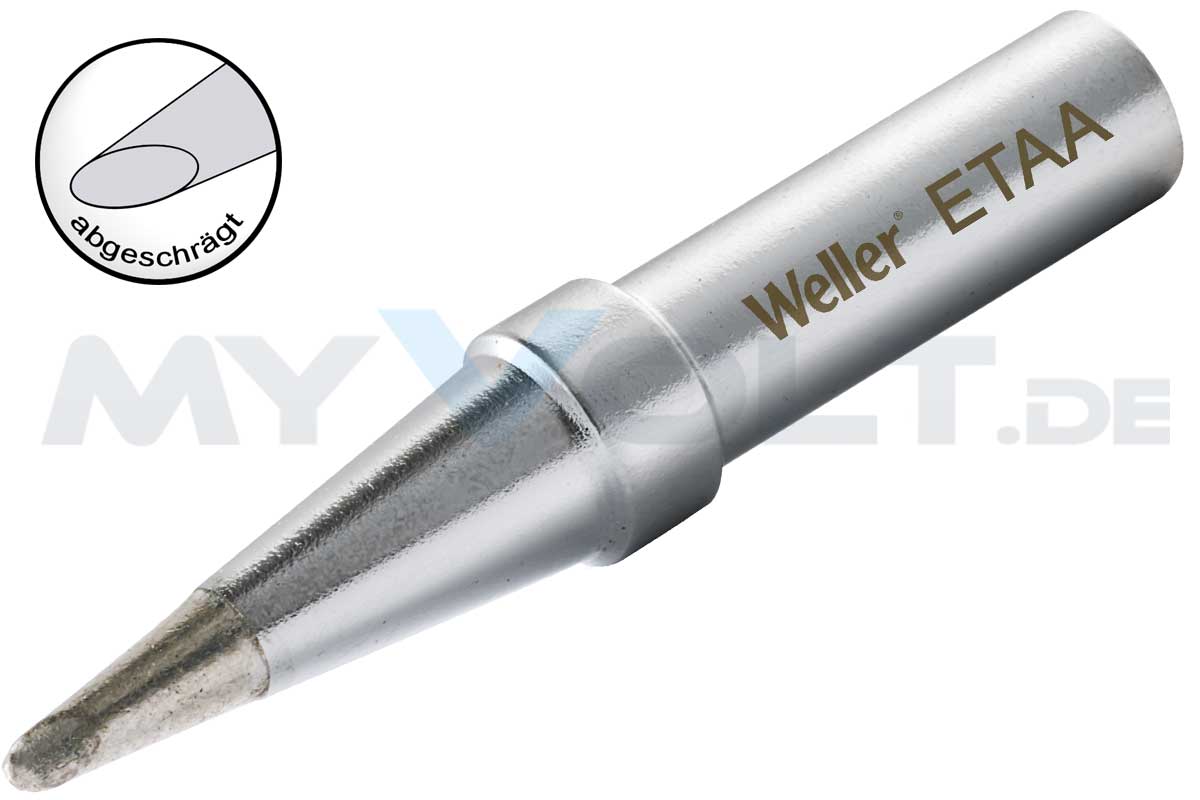 Lötspitze Weller ET-AA 1,6 mm ETAA rund - 45° abgeschrägt Lötspitze Weller ET-AA 1,6 mm ETAA rund - 45° abgeschrägt