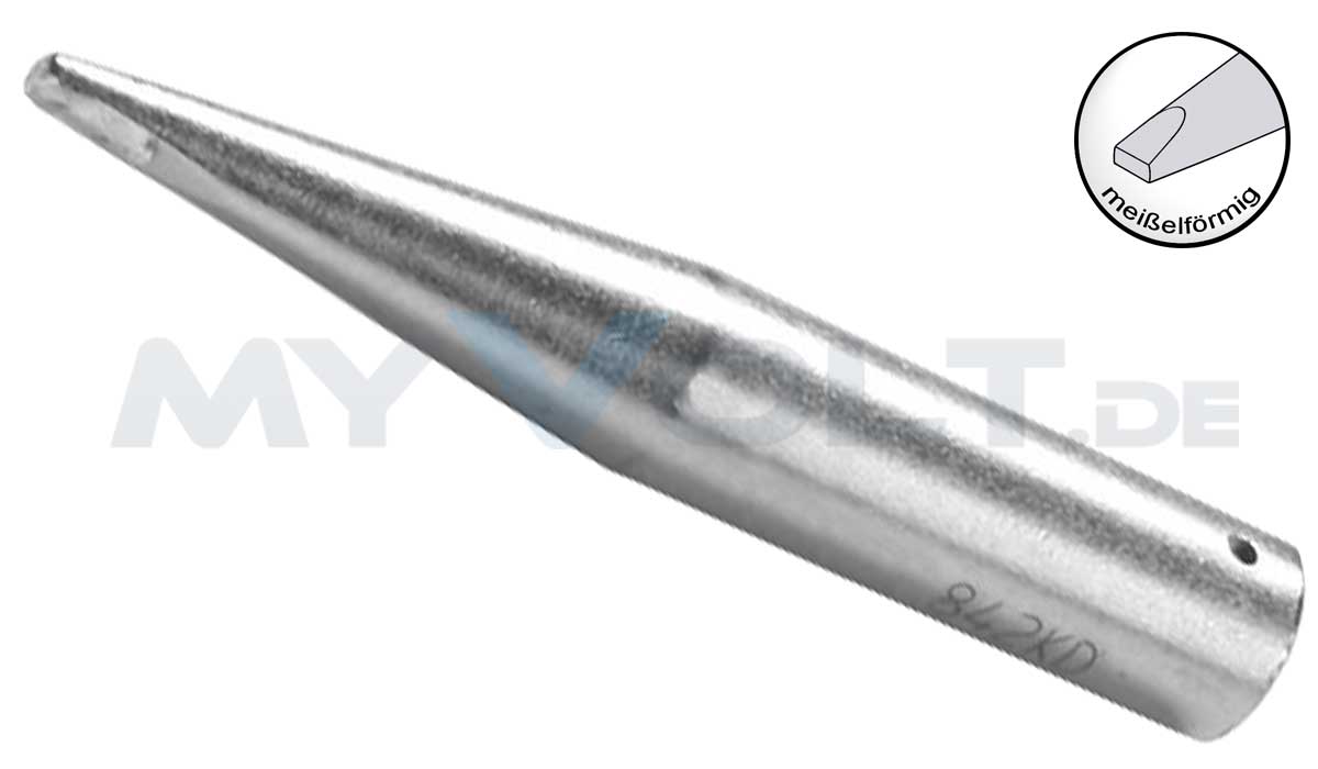 Lötspitze ERSA 0842KD 2,2mm meißelförmig / verlängert Lötspitze ERSA 0842KD 2,2mm meißelförmig / verlängert