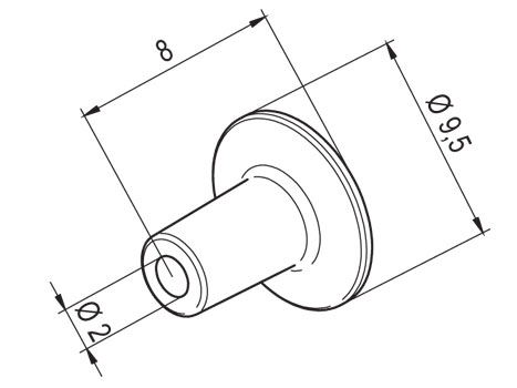 Heißluftspitze / Heißluftdüse ERSA 472-AR / 0472AR