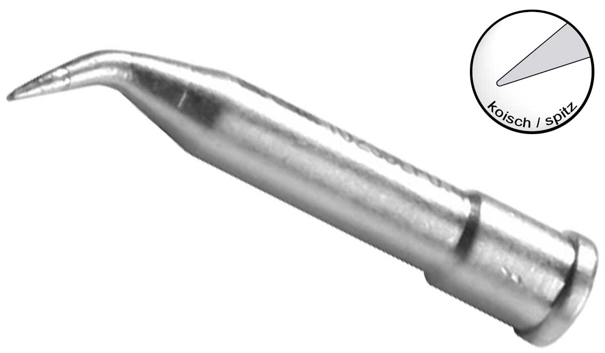 Lötspitze ERSA 102SDLF04 Ø 0,4mm 45° gebogen bleistiftspitz
