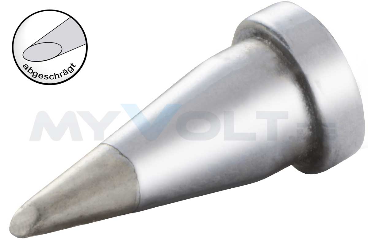 Lötspitze Weller LT-F 1,2 mm - 45° LTF abgeschrägt Lötspitze Weller LT-F 1,2 mm - 45° LTF abgeschrägt