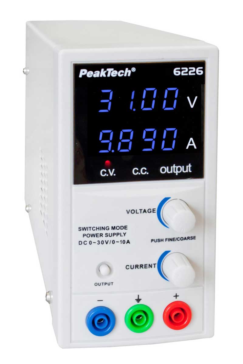 Labornetzgerät 1-30V / 0-10A PeakTech P-6226