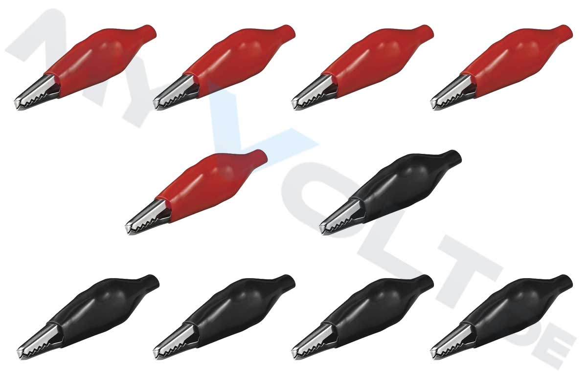 Krokodilklemme Mini-Krokoklemme mit Isolierung 10er Set Krokodilklemme Mini-Krokoklemme mit Isolierung 10er Set