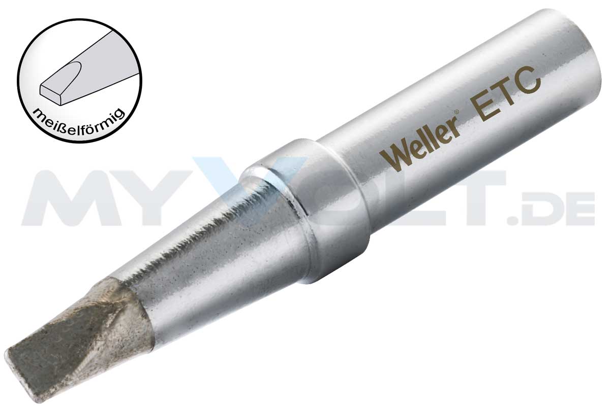 Lötspitze Weller ET-C 3,2 mm ETC meißelförmig Lötspitze Weller ET-C 3,2 mm ETC meißelförmig