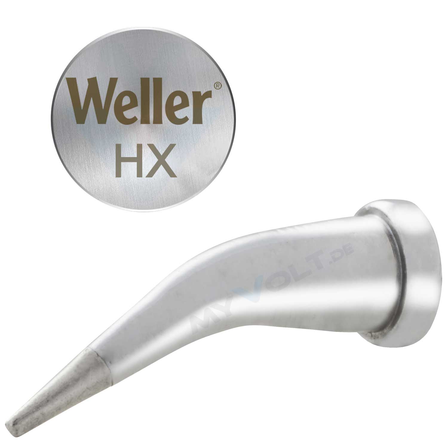 Lötspitze Weller LT-HX 0,8 mm - 30° gebogen - LTHX meißelförmig