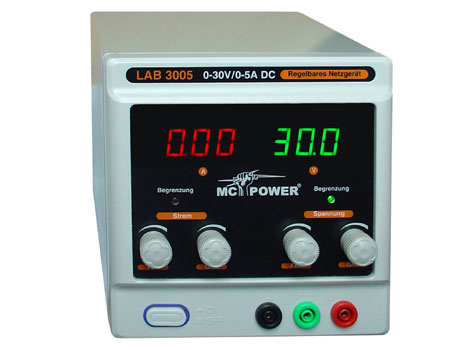 Labornetzgerät 0-30V / 0-5A LED-Anzeige LAB-3005