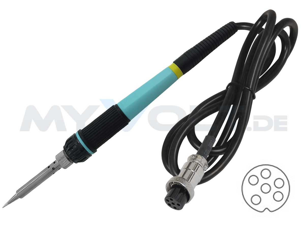 Ersatzlötkolben ZD-418B (6-polig - mit Sleep-Funktion) für die Lötstation ZD-8916 und ZD-8917 Ersatzlötkolben ZD-418B (6-polig - mit Sleep-Funktion) für die Lötstation ZD-8916 und ZD-8917