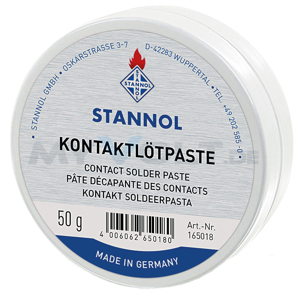 Stannol Kontaktlötpaste F-SW 26 in 50g Dose Stannol Kontaktlötpaste F-SW 26 in 50g Dose