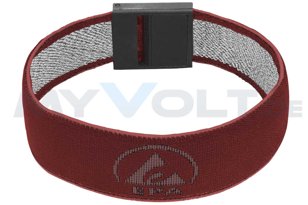 ESD-Handgelenkband (weinrot) mit 4mm Druckknopf ESD-Handgelenkband (weinrot) mit 4mm Druckknopf
