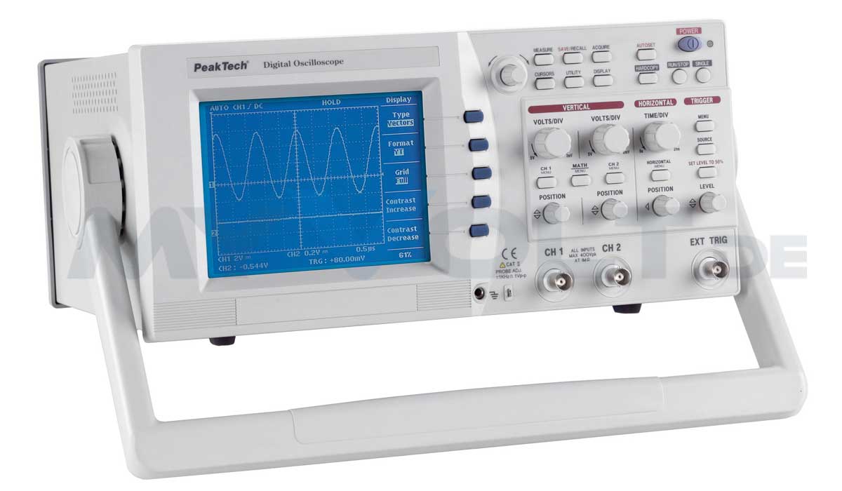 Oszilloskop PeakTech P-1150 - 2CH - 150MHz - monochrom