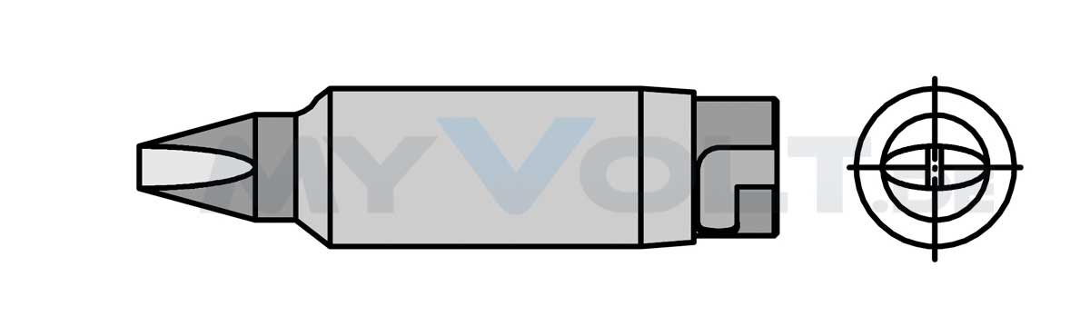 Lötspitze Weller HT-1 meißelförmig 3,2mm HT1