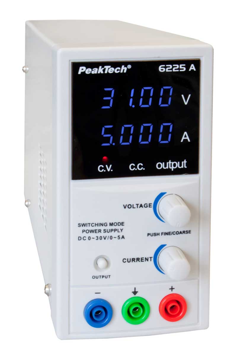 Labornetzgerät 1-30V - 0-5A PeakTech P-6225-A