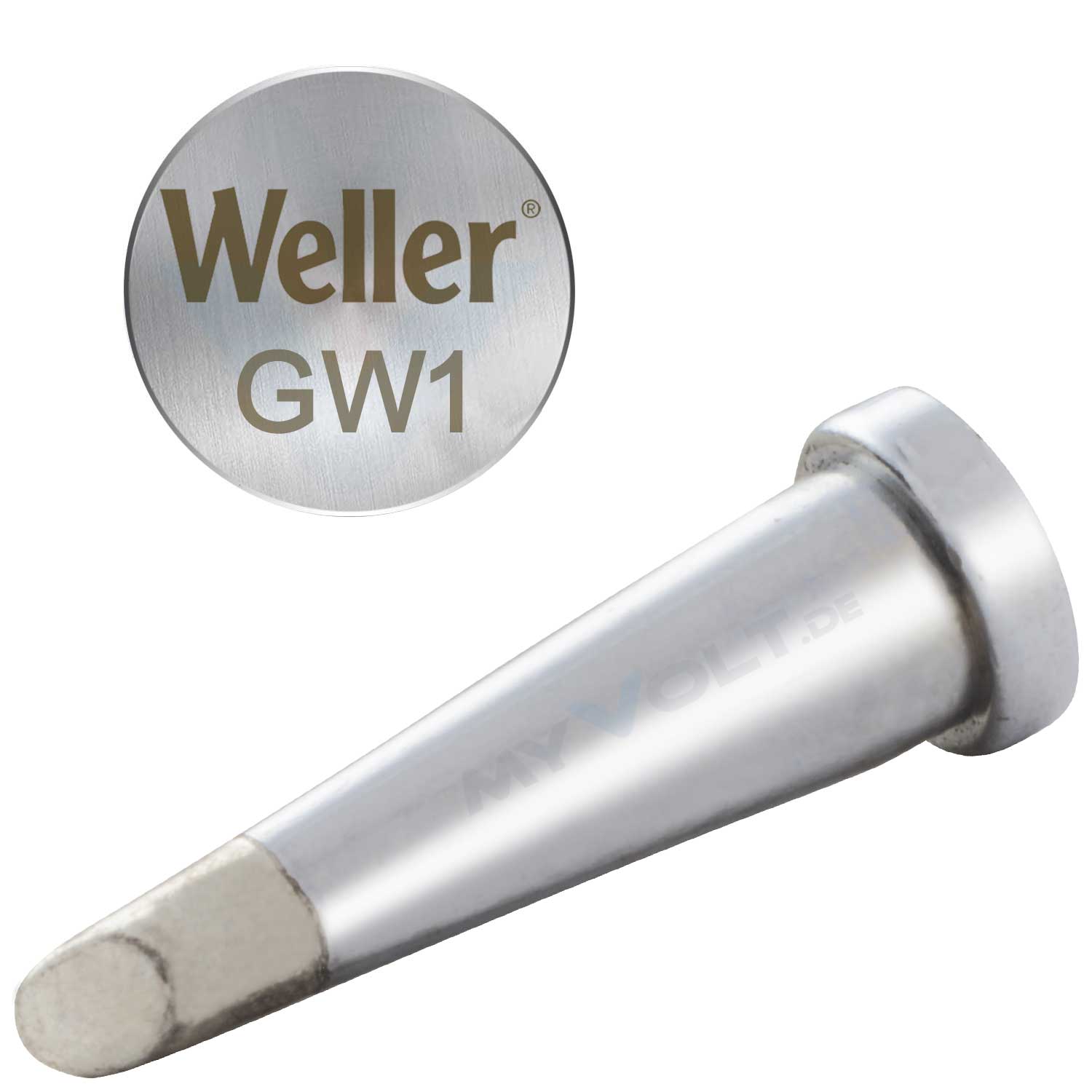 Lötspitze Weller LT-GW1 2,3 mm LTGW1 Lotdepotspitze mit Hohlkehle