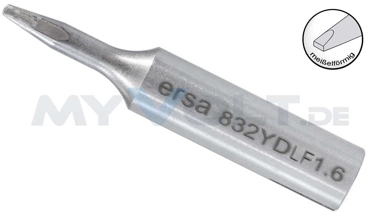 Lötspitze ERSA 0832YDLF (LF) 1,6mm meißelförmig Lötspitze ERSA 0832YDLF (LF) 1,6mm meißelförmig