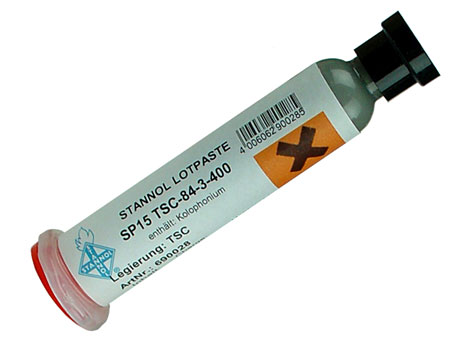 Lotpaste Stannol (Lötpaste) Sn95,5Ag3,8Cu0,7 / F-SW 26 (NO CLEAN)