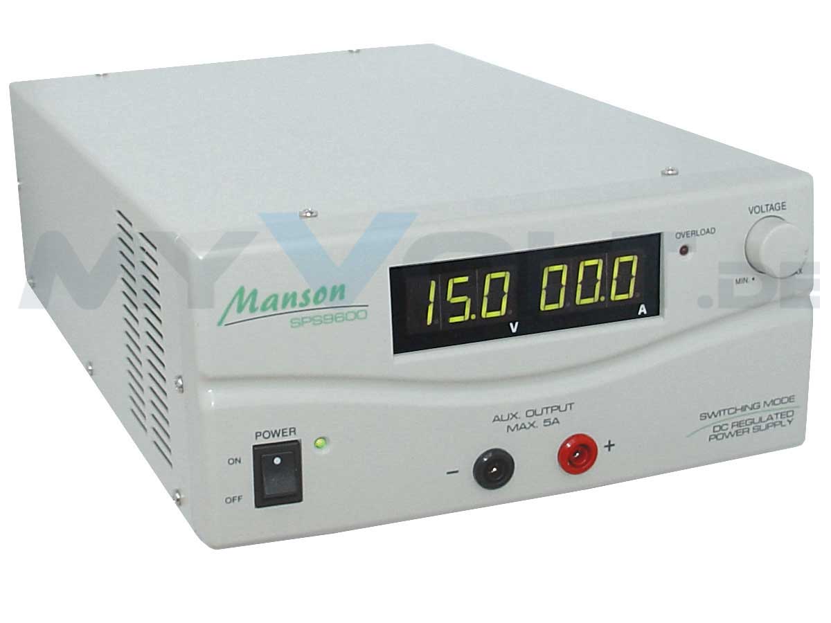 Labornetzgerät 1-15V / 60A - Schaltnetzteil SPS-9600