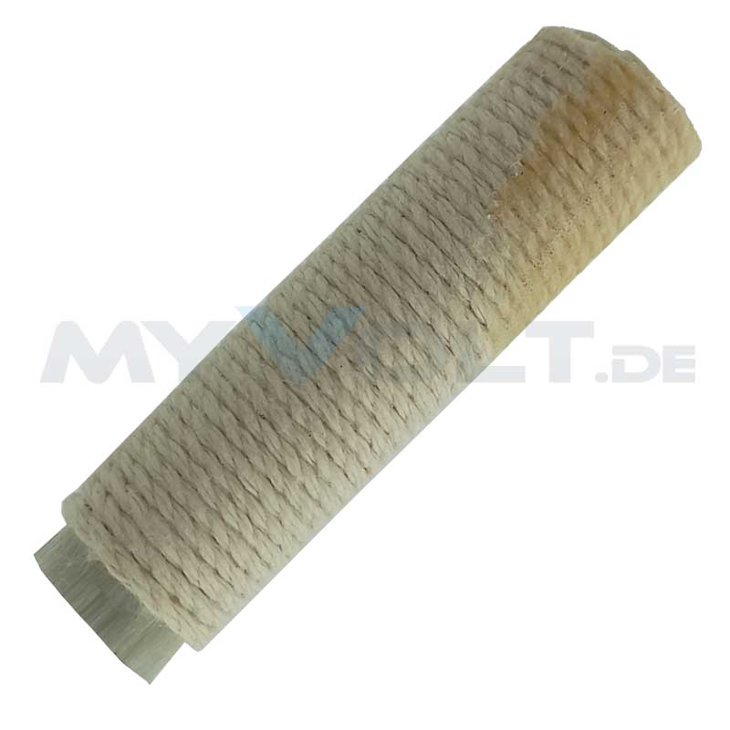 Glasfaser Bürste Polierbürste Ø15x 60 mm mit Baumwollkordel