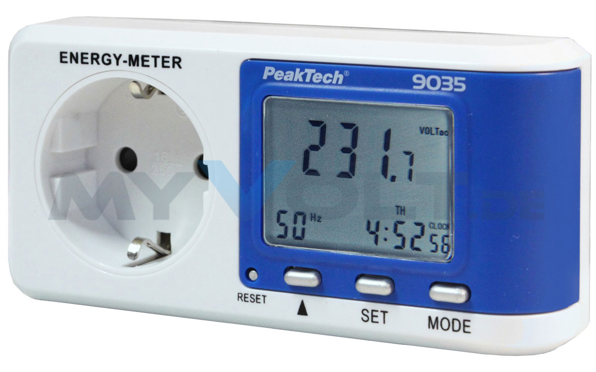 Leistungsmesser PeakTech P-9035 Energiekostenmessgerät