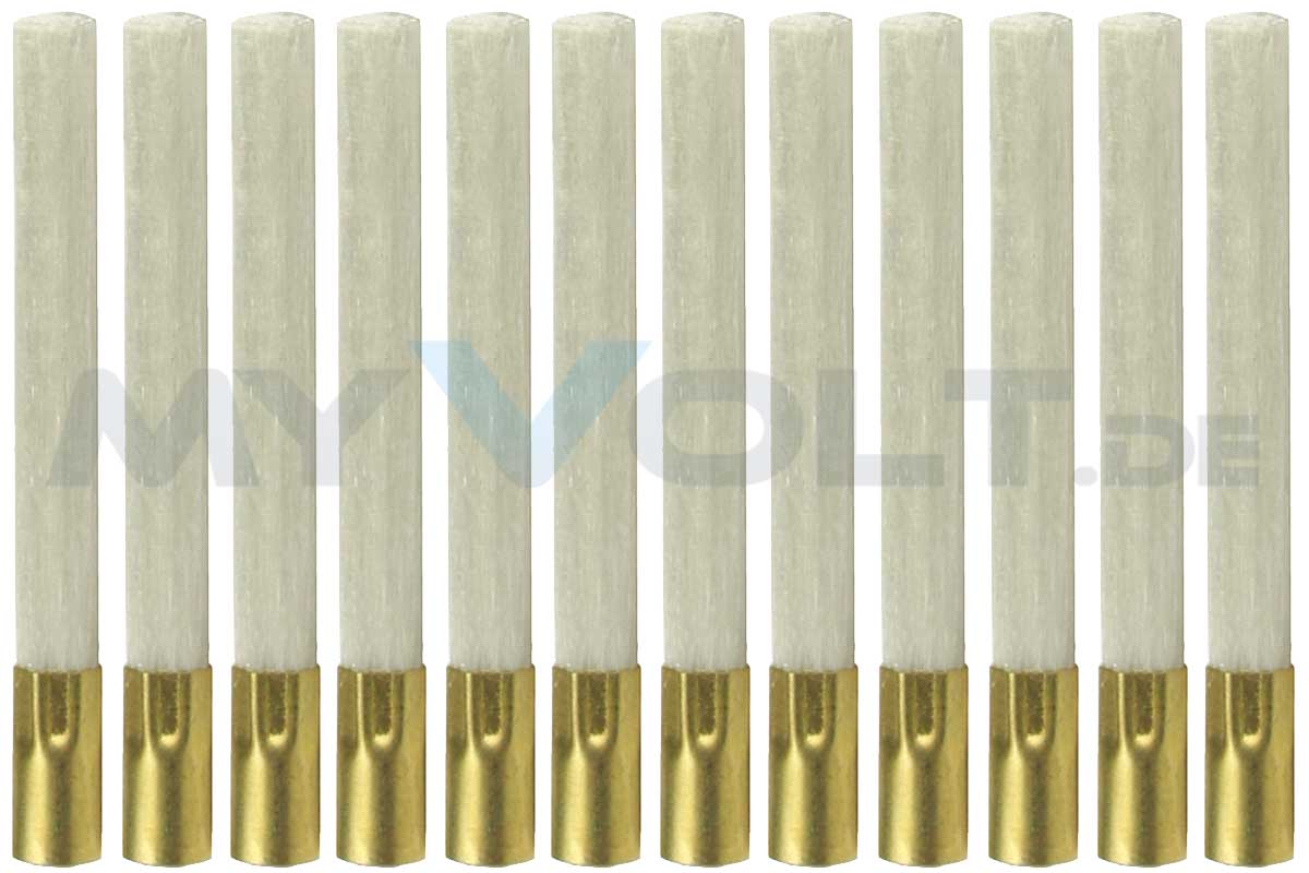 Glasfaserersatzpinsel für 4mm Glasfaserstift / Glasfaserradierer 12-Stück