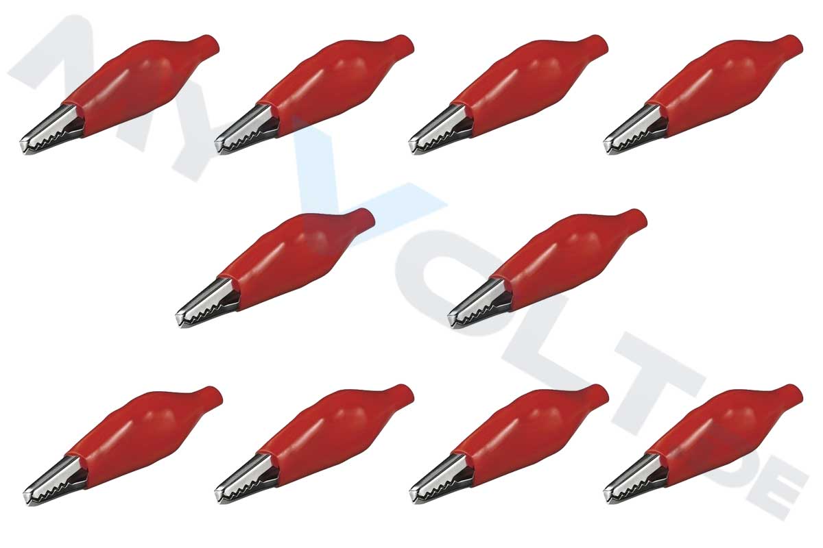 Krokodilklemme Mini-Krokoklemme mit Isolierung 10er Set Krokodilklemme Mini-Krokoklemme mit Isolierung 10er Set
