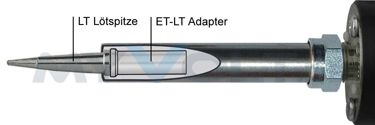 Weller LR-21 mit ET-LT-Adapter