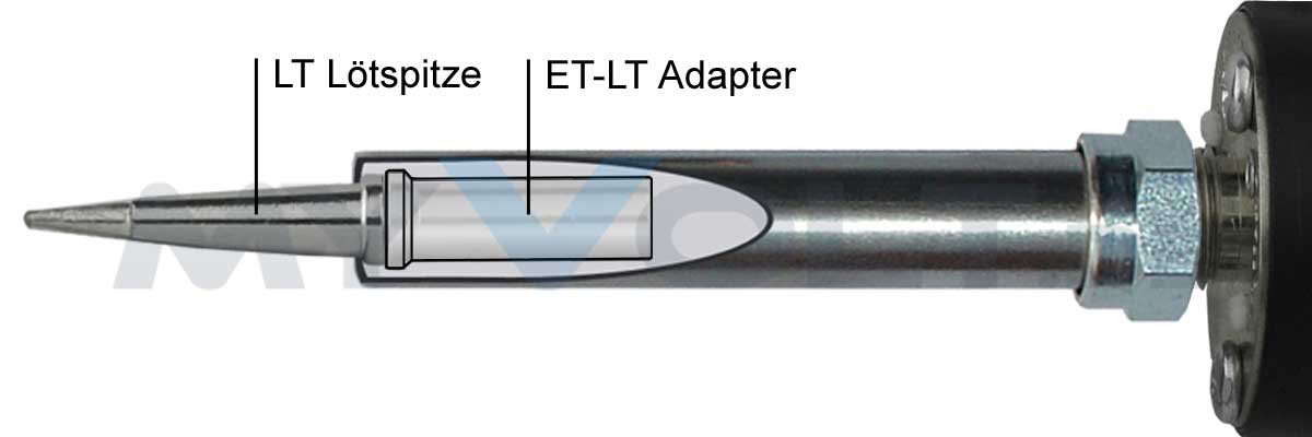 Weller LR-21 mit ET-LT-Adapter Weller LR-21 mit ET-LT-Adapter