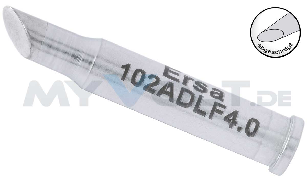 Lötspitze ERSA 102ADLF40 4,0mm abgeschrägt Lötspitze ERSA 102ADLF40 4,0mm abgeschrägt