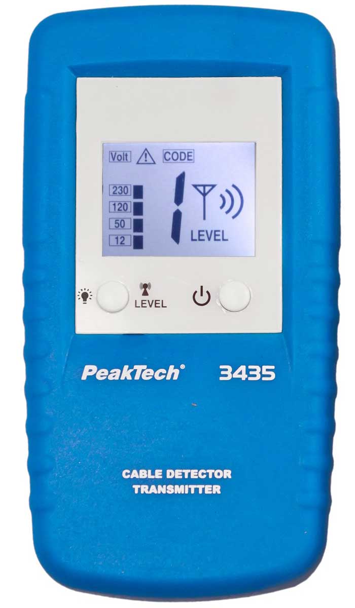 Leitungssuchgerät PeakTech P-3435 Sender Leitungssuchgerät PeakTech P-3435 Sender