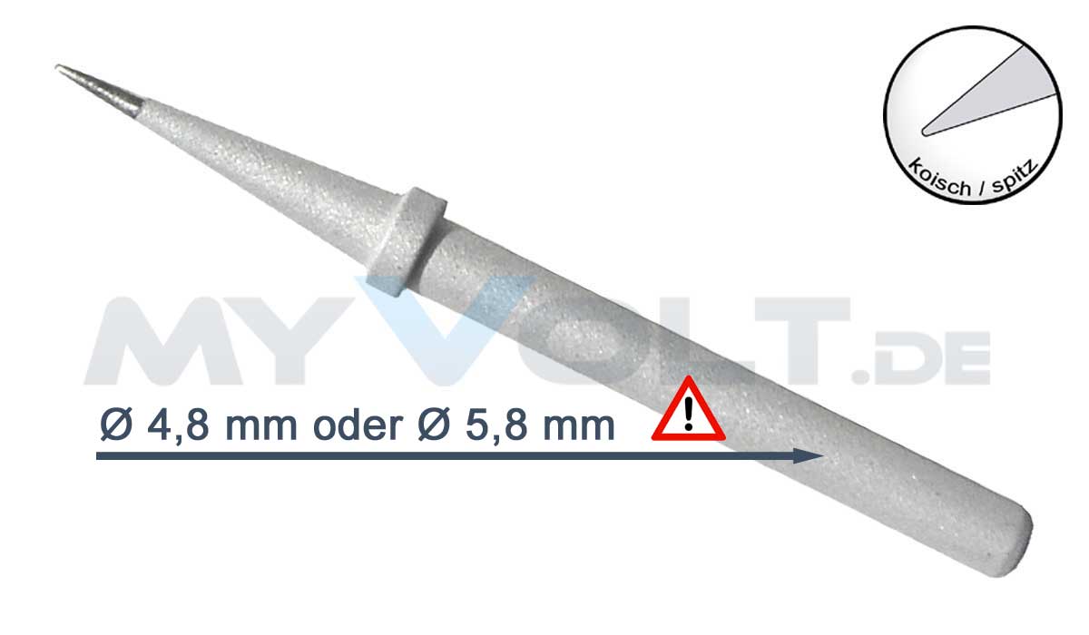 Lötspitze 0,8mm (bleistiftspitz) für ZD-99 (48 Watt)