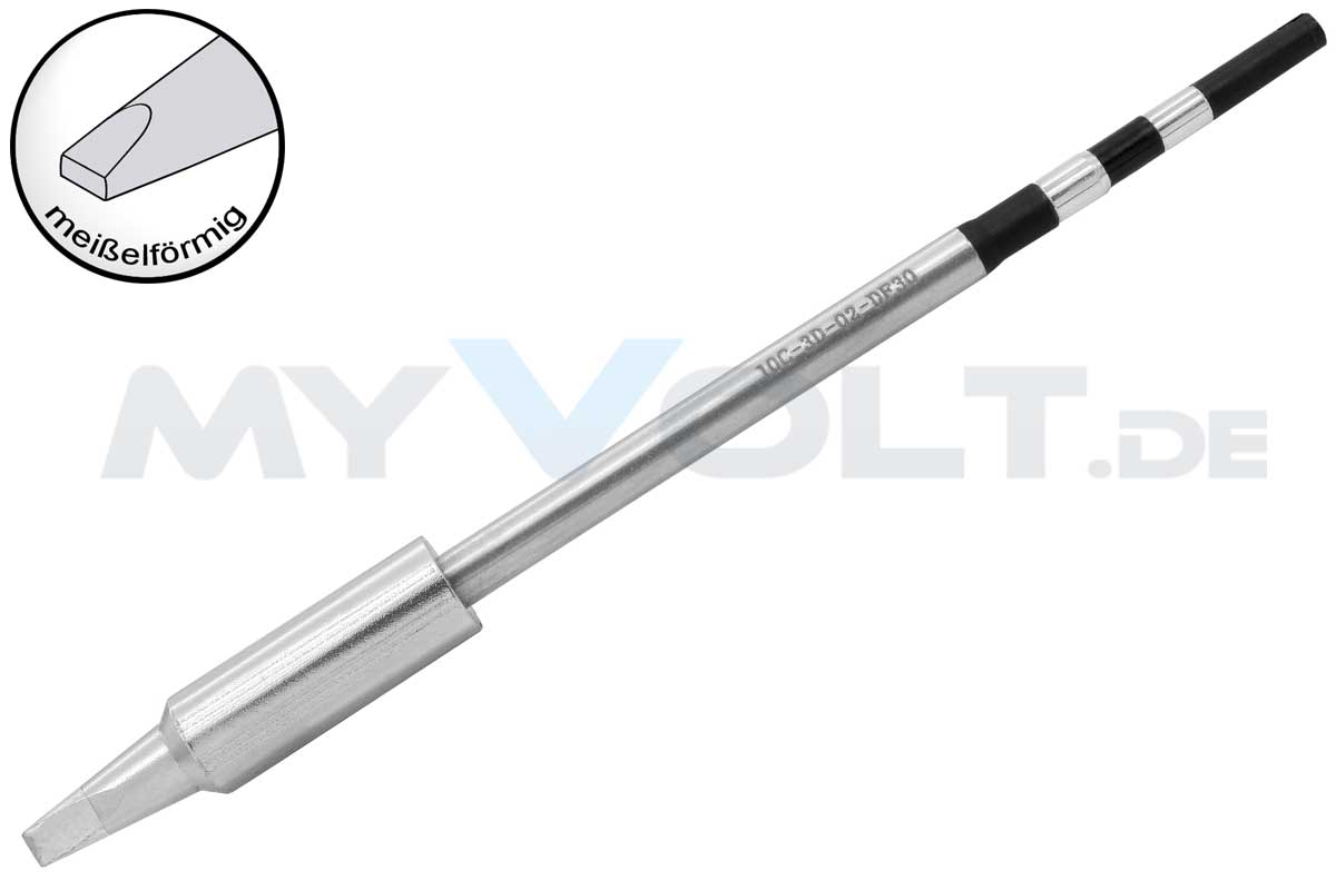Lötkartusche / Lötspitze 3mm (meißelförmig) Quick TSS10C-3D-02