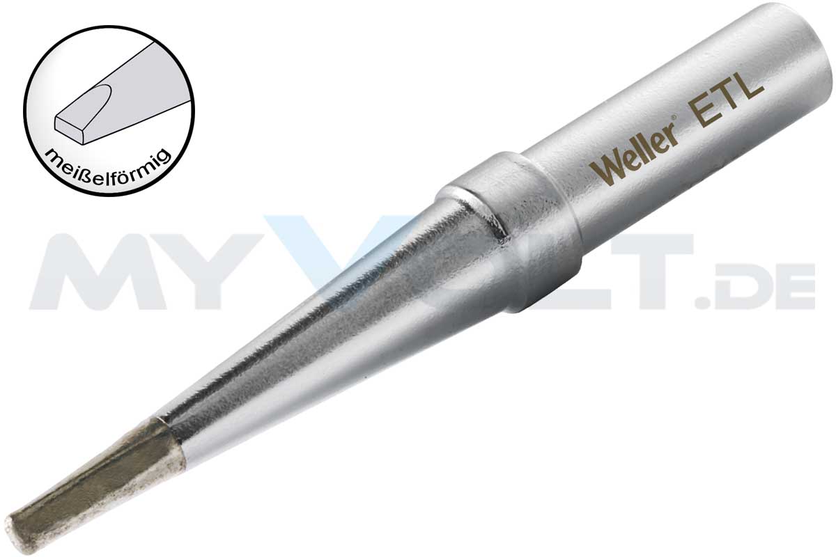 Lötspitze Weller ET-L 2,0 mm ETL meißelförmig - lang Lötspitze Weller ET-L 2,0 mm ETL meißelförmig - lang