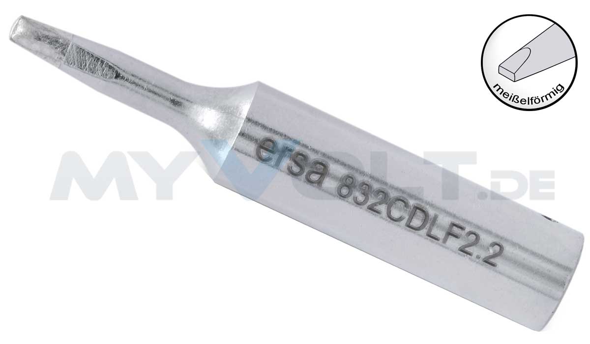 Lötspitze ERSA 0832CDLF (LF) 2,2mm meißelförmig