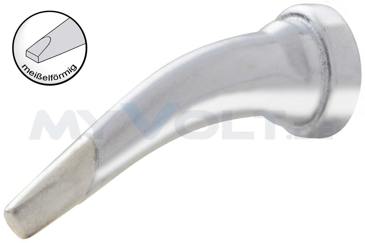 Lötspitze Weller LT-ALX 1,6 mm - 30° gebogen - LTALX meißelförmig Lötspitze Weller LT-ALX 1,6 mm - 30° gebogen - LTALX meißelförmig