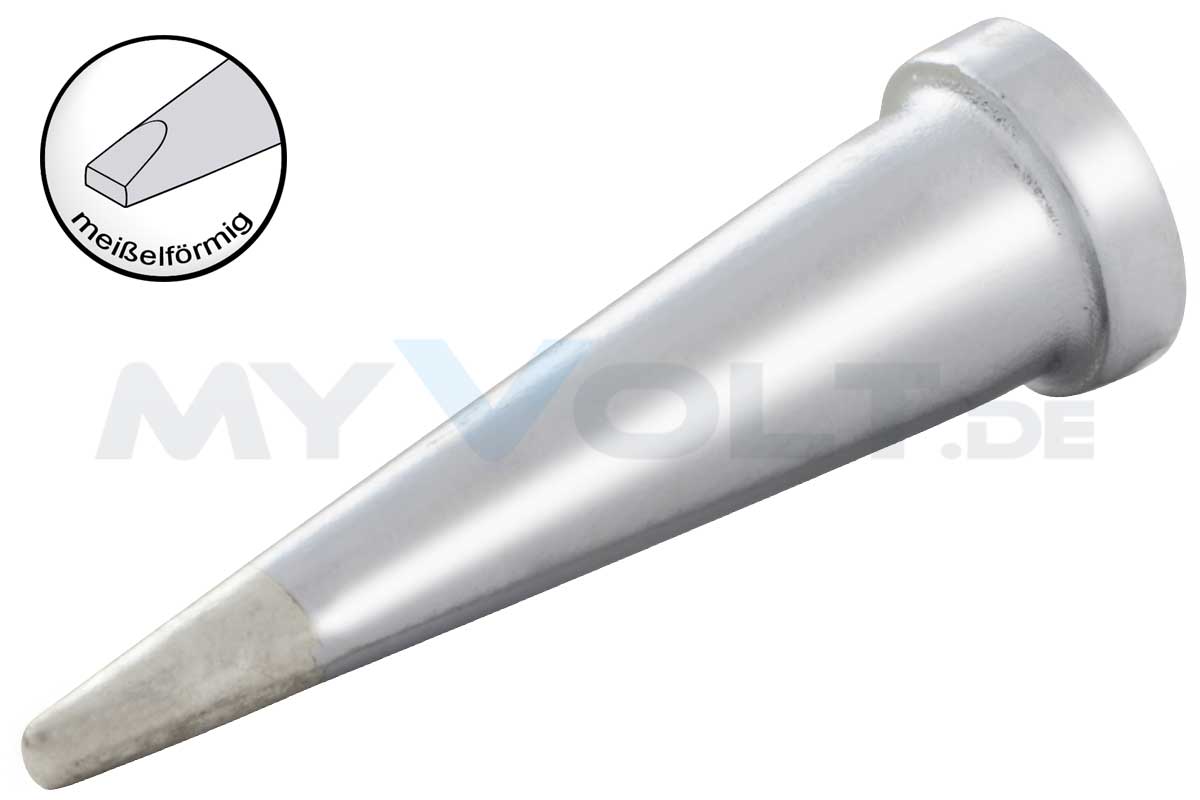 Lötspitze Weller LT-K 1,2 mm LTK meißelförmig (lang) Lötspitze Weller LT-K 1,2 mm LTK meißelförmig (lang)