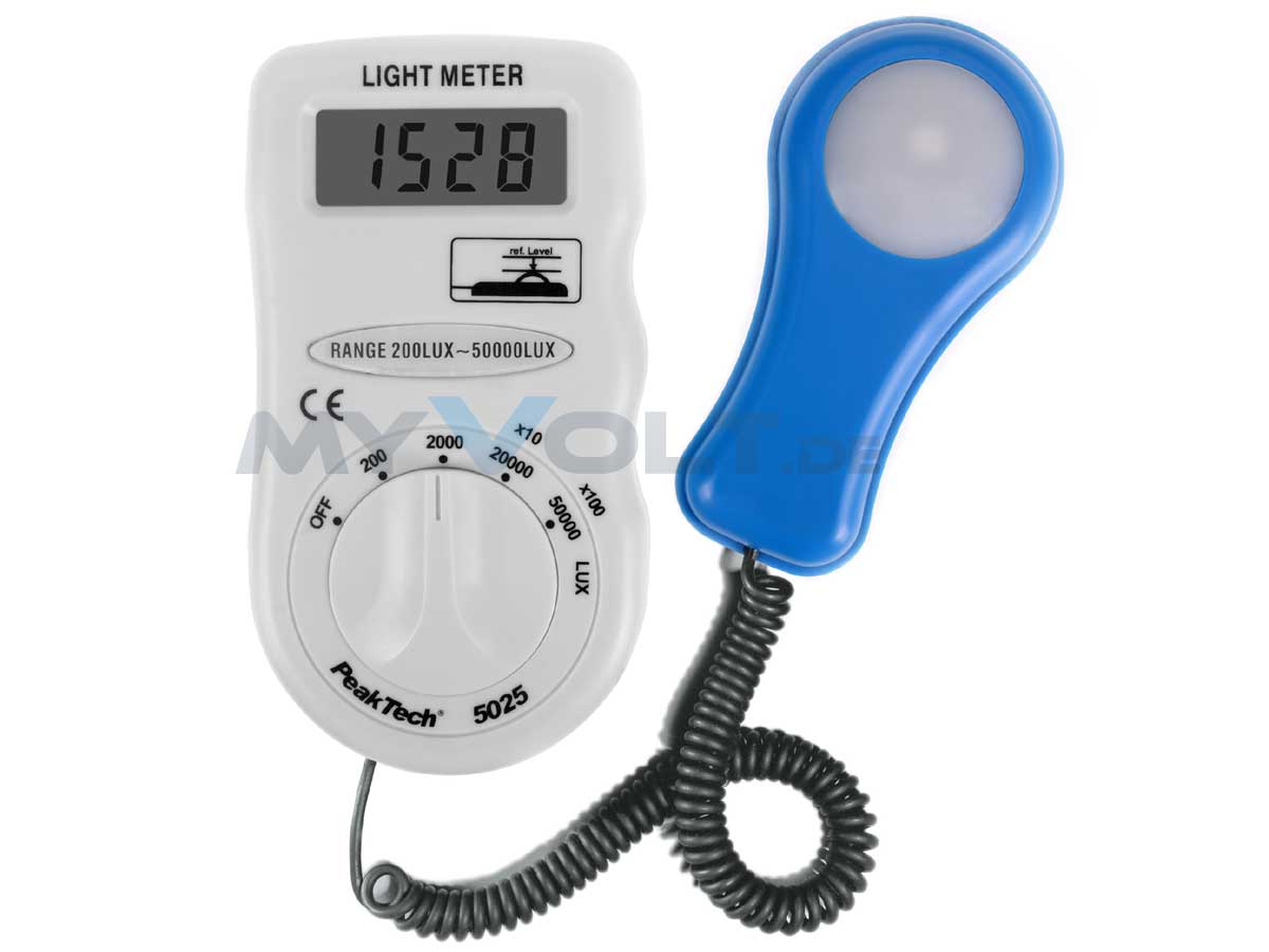Lichtstäke-Messgerät PeakTech P-5025 (Lux-Meter)