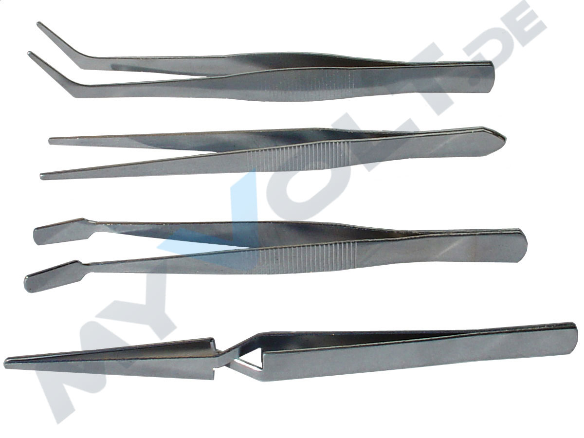 Pinzetten-Set 4-teilig Pinzetten-Set 4-teilig