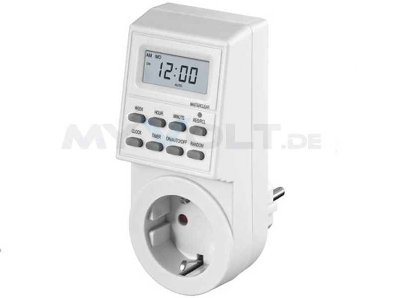 Kurzzeitschaltuhr Timer mit 230V Steckdose | myVolt.de